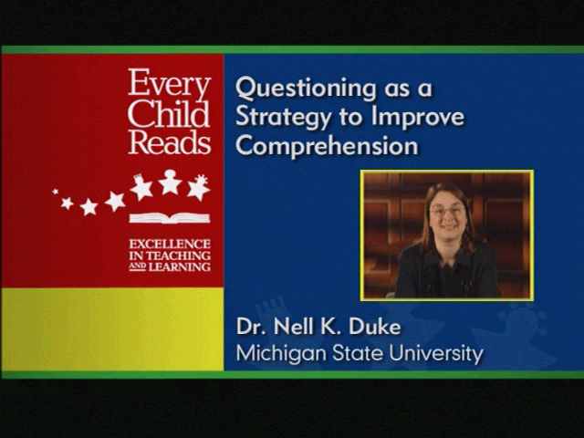 Comprehension: Using the Question Answer Relationship (QAR) Strategy